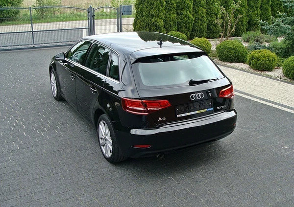 Audi A3 cena 68990 przebieg: 166000, rok produkcji 2019 z Zawiercie małe 379